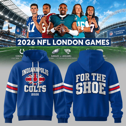 Limited Edition Indianapolis Colts – NFL London Games 2026 Hoodie