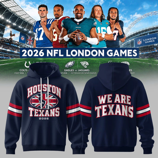Limited Edition Houston Texans – NFL London Games 2026 Hoodie