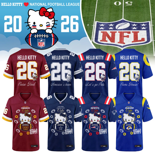 ALL Team NFL x Hello Kitty 2026 Football Jersey