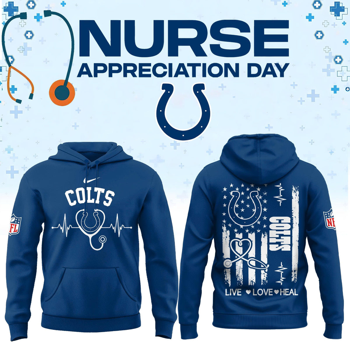 All Team NFL x Nurse Appreciation Day 2026 Hoodie