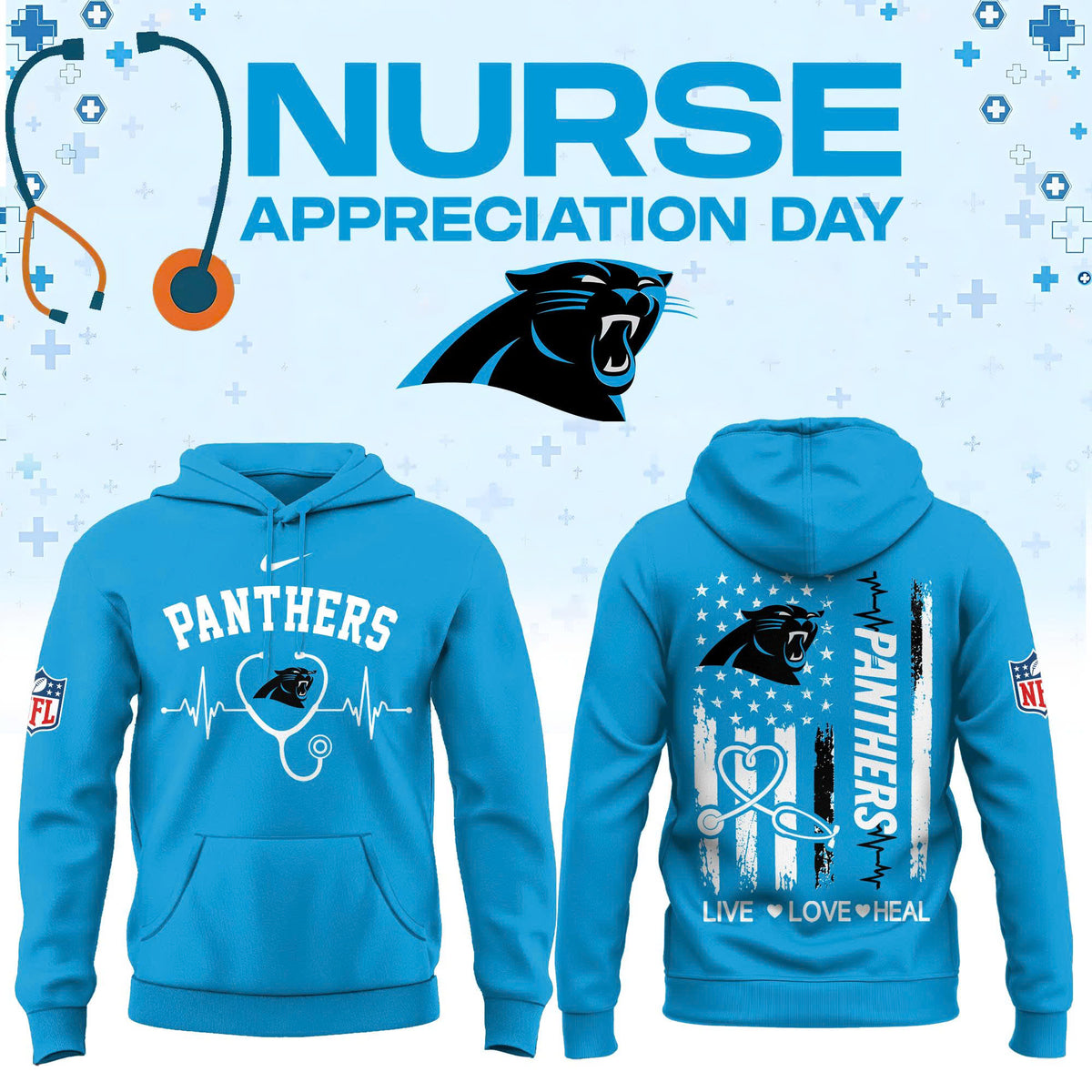 All Team NFL x Nurse Appreciation Day 2026 Hoodie