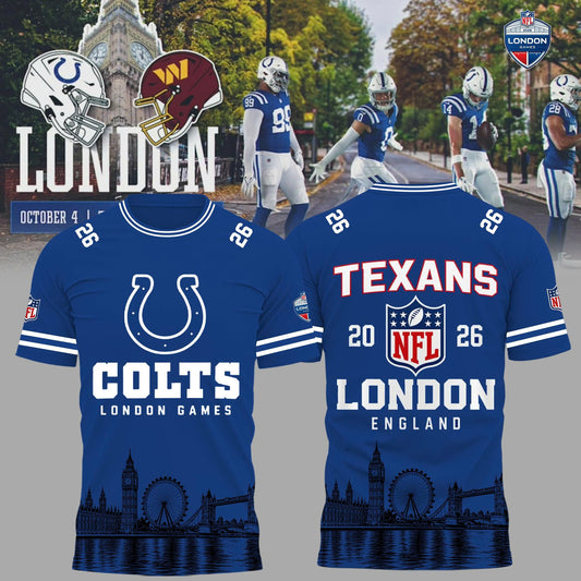 Limited Edition Indianapolis Colts – NFL London Games 2026 T-shirt