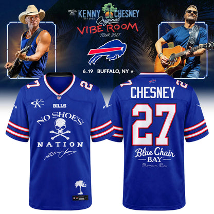 ALL Team NFL x Kenny Chesney The Original Vibe Room Tour 2027 Football Jersey
