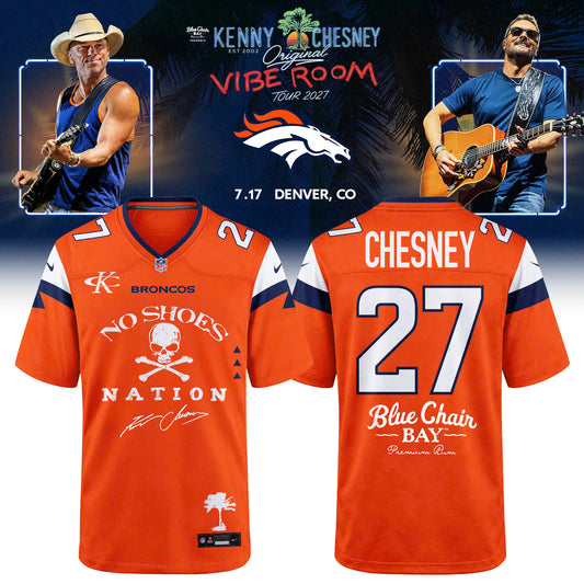 Limited Edition Tennessee Titans x Kenny Chesney The Original Vibe Room Tour 2027 Football Jersey