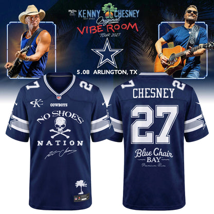 ALL Team NFL x Kenny Chesney The Original Vibe Room Tour 2027 Football Jersey