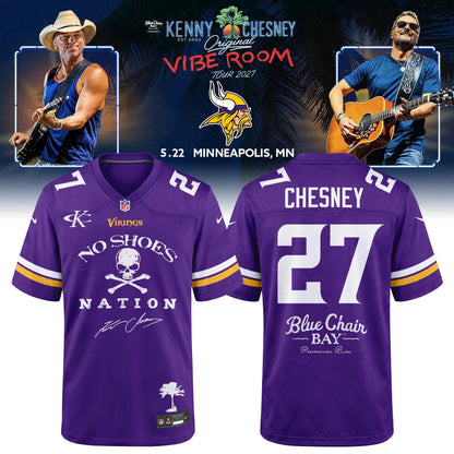 ALL Team NFL x Kenny Chesney The Original Vibe Room Tour 2027 Football Jersey