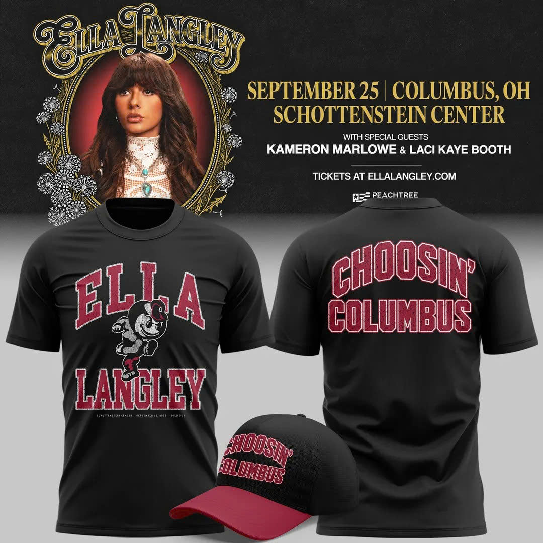 Limited Edition Ohio State Buckeyes x Ella Langley T-shirt