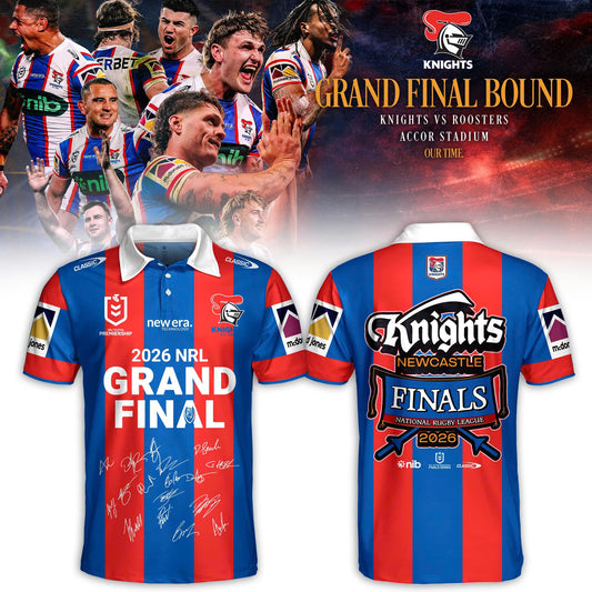 Limited Edition Newcastle Knights 2026 Grand Finals Polo