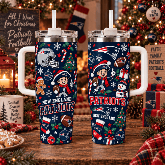Limited Edition  New England Patriots NFL Tumbler Christmas For Fan