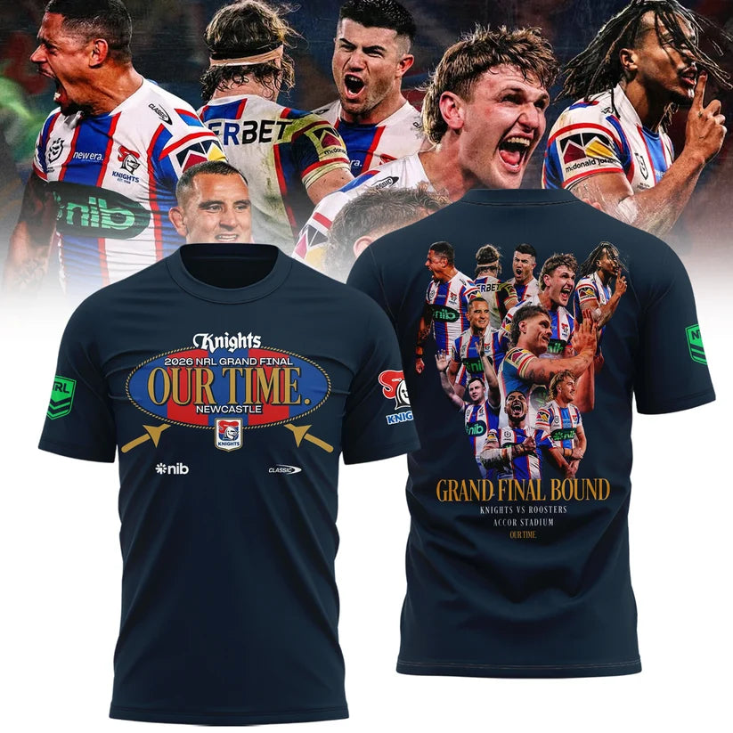 Limited Edition Newcastle Knights 2026 Grand Finals T-shirt