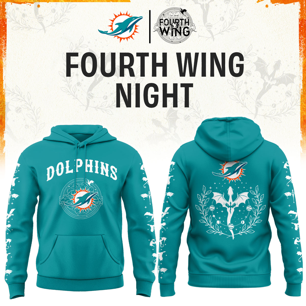 All Team NFL x Dragon Wing Fantasy Night 2026 Hoodie