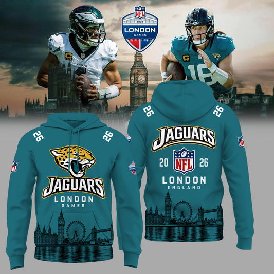 Limited Edition Jacksonville Jaguars – NFL London Games 2026 Hoodie