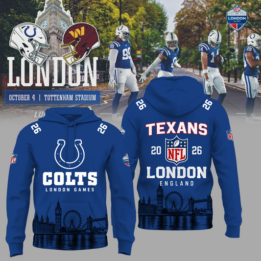 Limited Edition Indianapolis Colts – NFL London Games 2026 Hoodie