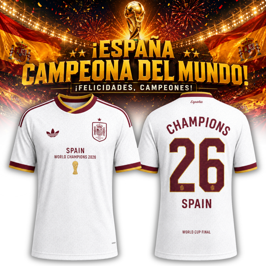 SPAIN “WORLD CHAMPIONS 2026” – JERSEY