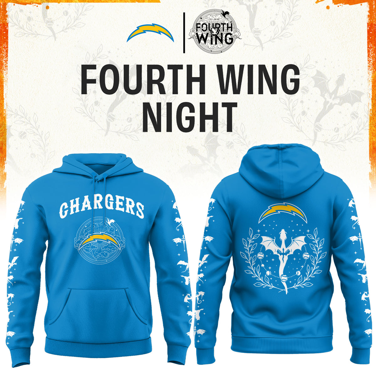 All Team NFL x Dragon Wing Fantasy Night 2026 Hoodie