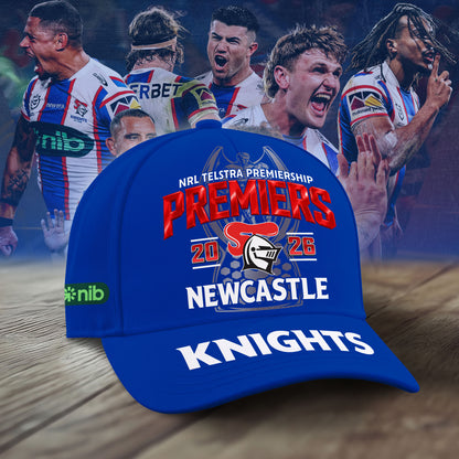 Limited Edition Newcastle Knights 2026 NRL Premiers Cap