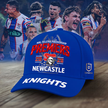 Limited Edition Newcastle Knights 2026 NRL Premiers Cap