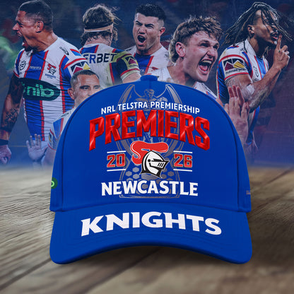 Limited Edition Newcastle Knights 2026 NRL Premiers Cap