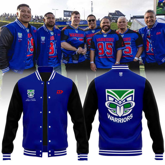 Limited Edition New Zealand Warriors Magic Round 2026 Red/Blue Jacket