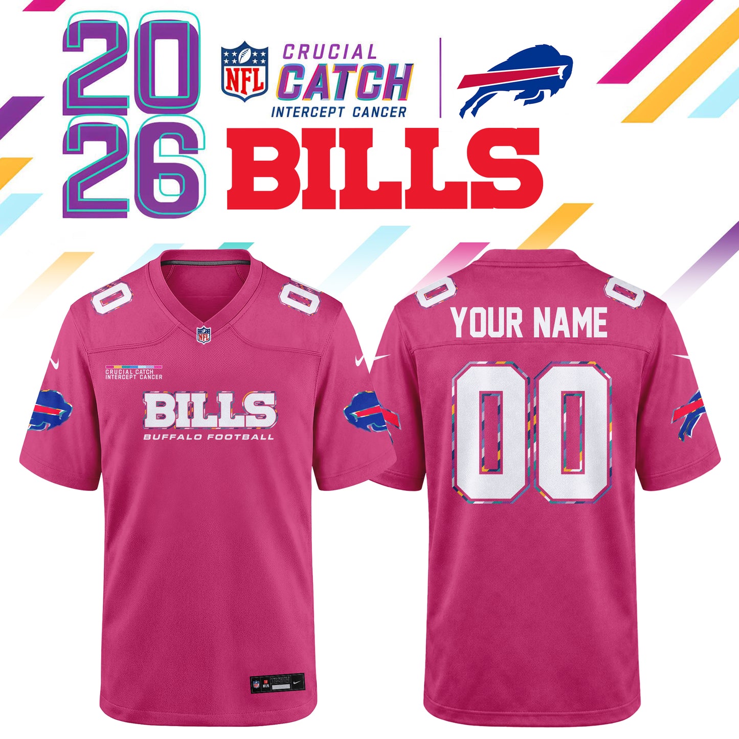 ALL Team NFL x Crucial Catch 2026 Football Jersey