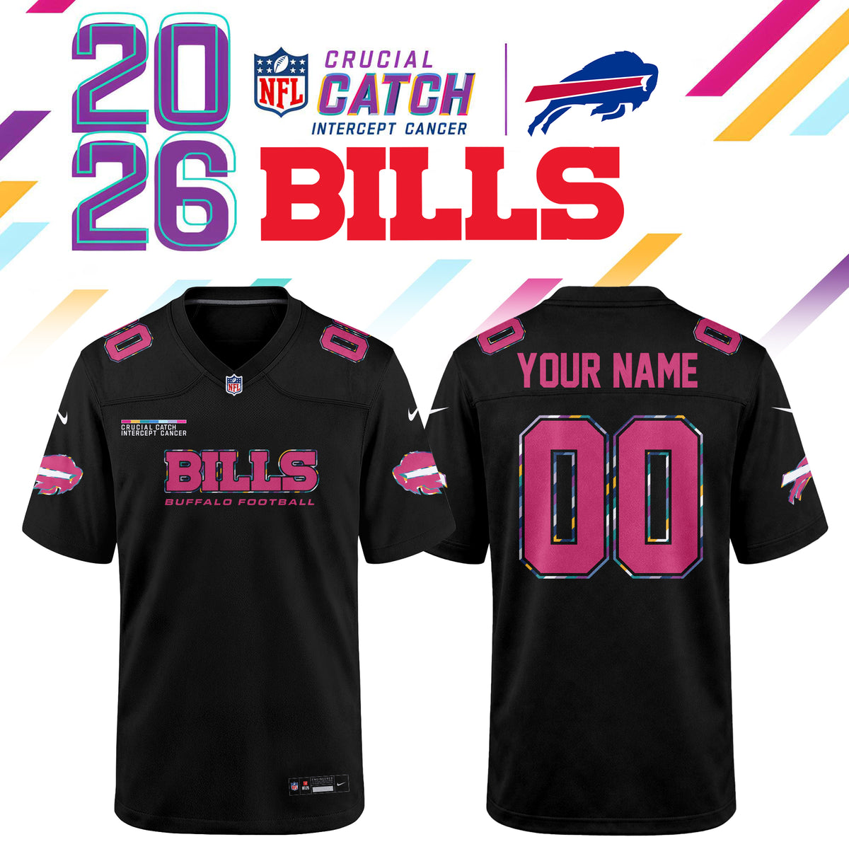 ALL Team NFL x Crucial Catch 2026 Football Jersey