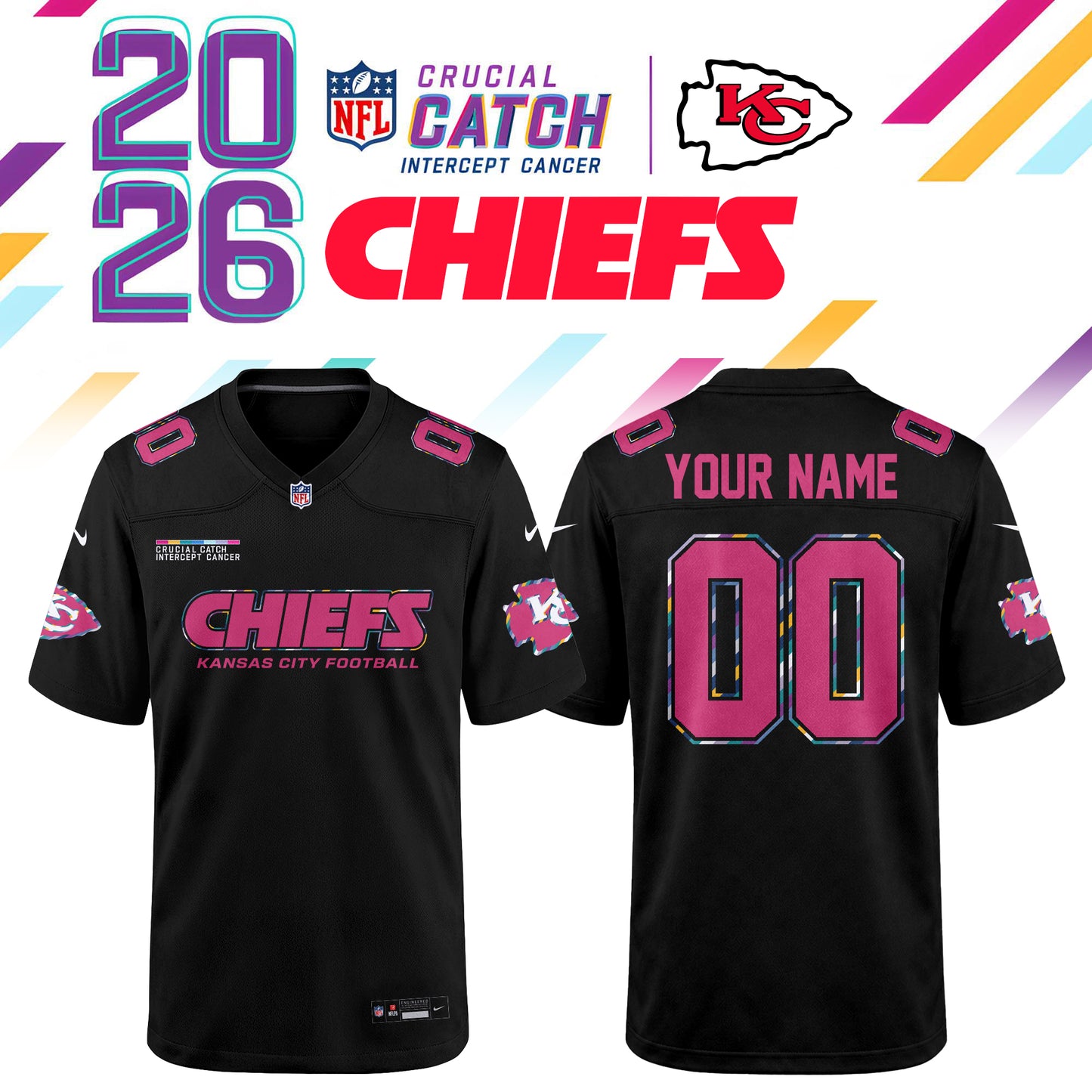ALL Team NFL x Crucial Catch 2026 Football Jersey