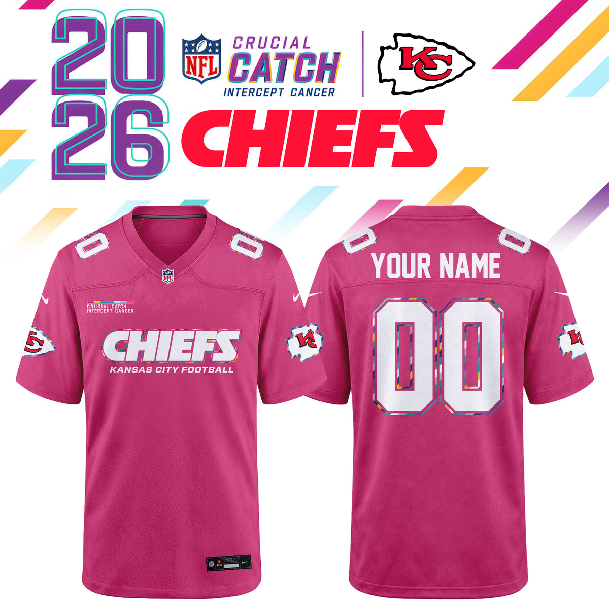 ALL Team NFL x Crucial Catch 2026 Football Jersey