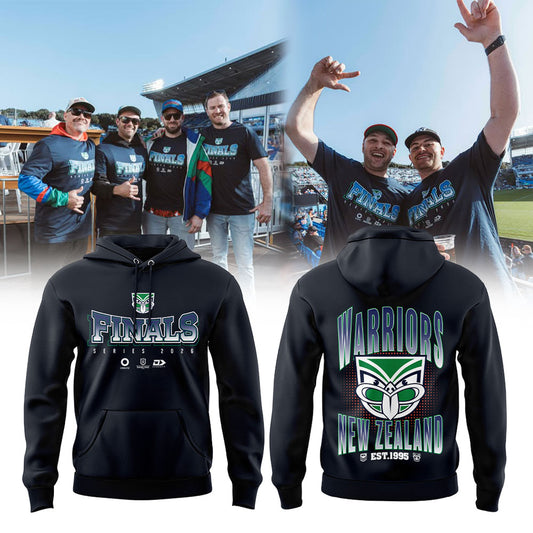 Limited Edition New Zealand Warriors 2026 Finals Series Hoodie