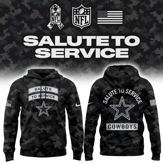 Limited Edition Dallas Cowboys Salute To Service “Made With Purpose” Hoodie