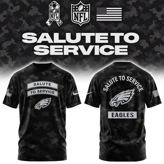 Limited Edition Philadelphia Eagles Salute To Service “Made With Purpose” T-shirt