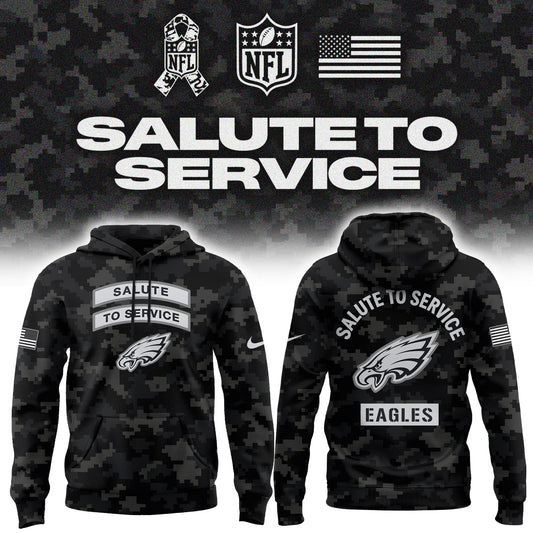 Limited Edition Philadelphia Eagles Salute To Service “Made With Purpose” Hoodie