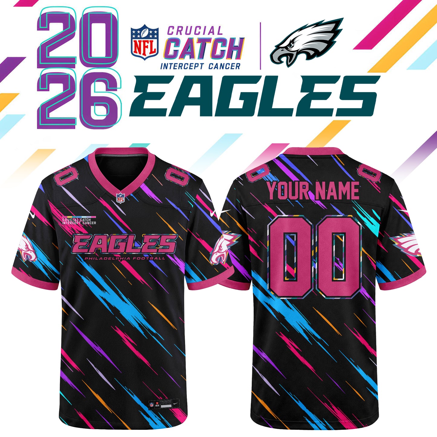 ALL Team NFL x Crucial Catch 2026 Football Jersey