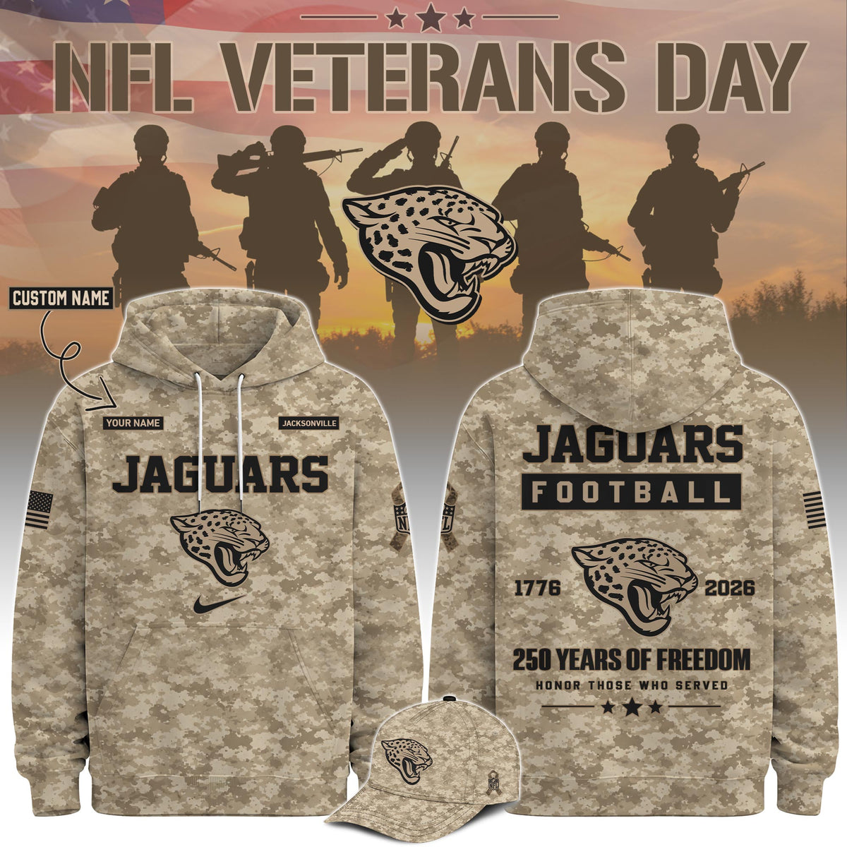 All Team NFL x Veterans Day 2026 Hoodie