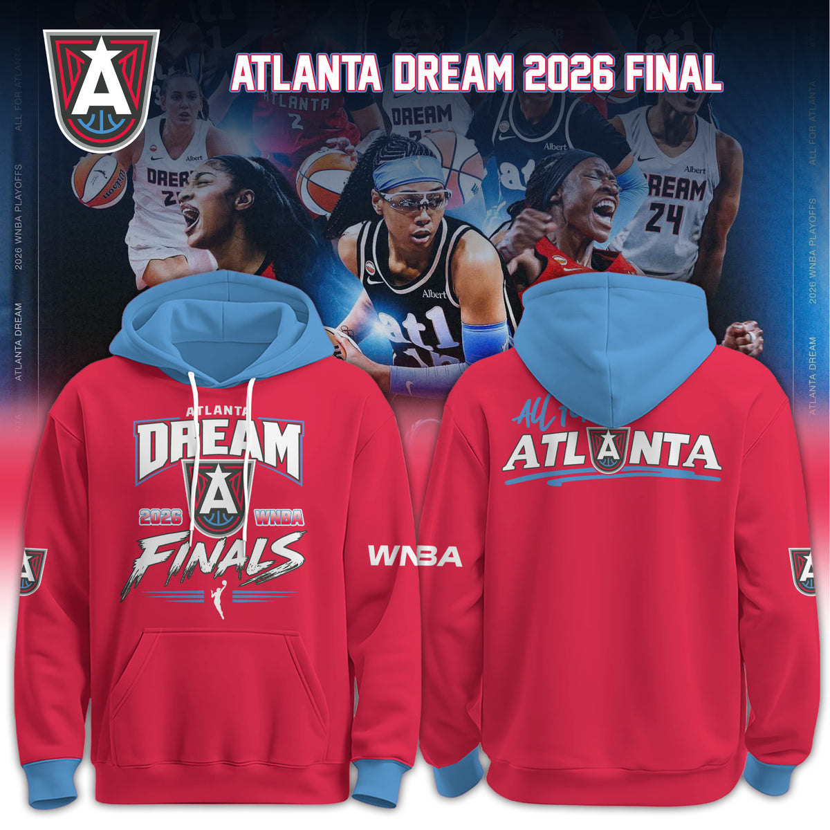Limited Edition Atlanta Dream 2026 WNBA Finals Hoodie
