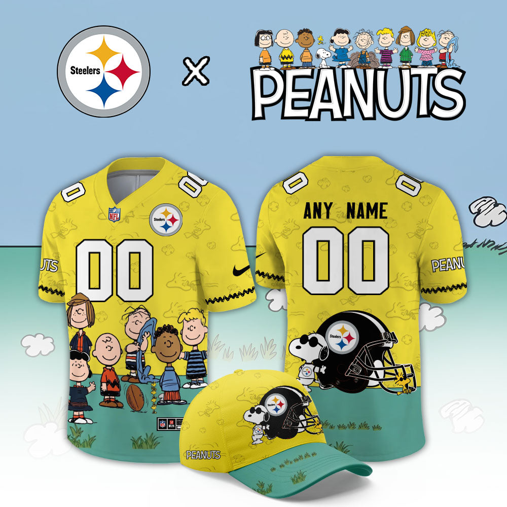 Limited Edition Pittsburgh Steelers x Peanuts 2026 Football Jersey