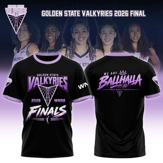Limited Edition Golden State Valkyries 2026 WNBA Finals T-shirt