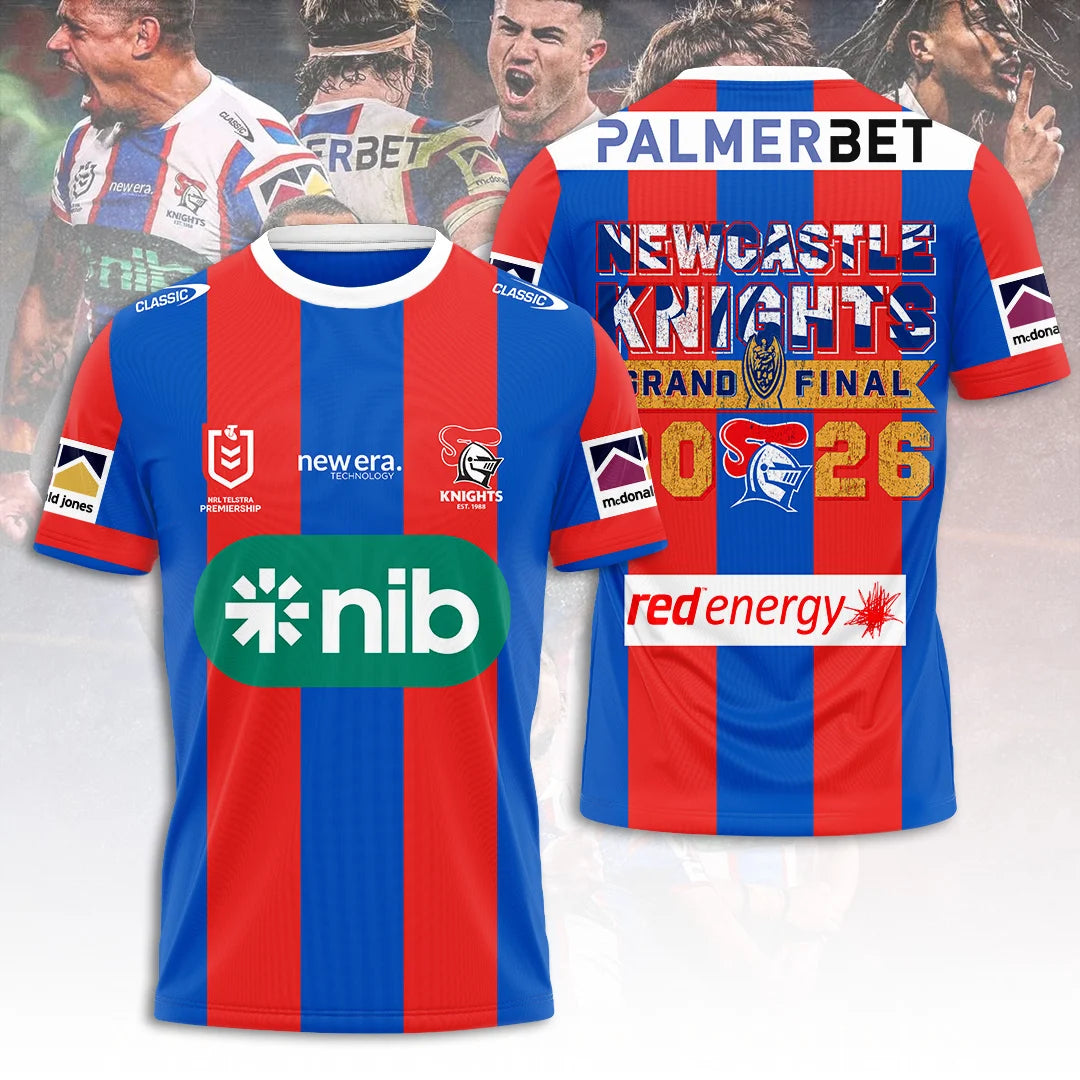 Limited Edition Newcastle Knights 2026 Grand Finals T-shirt