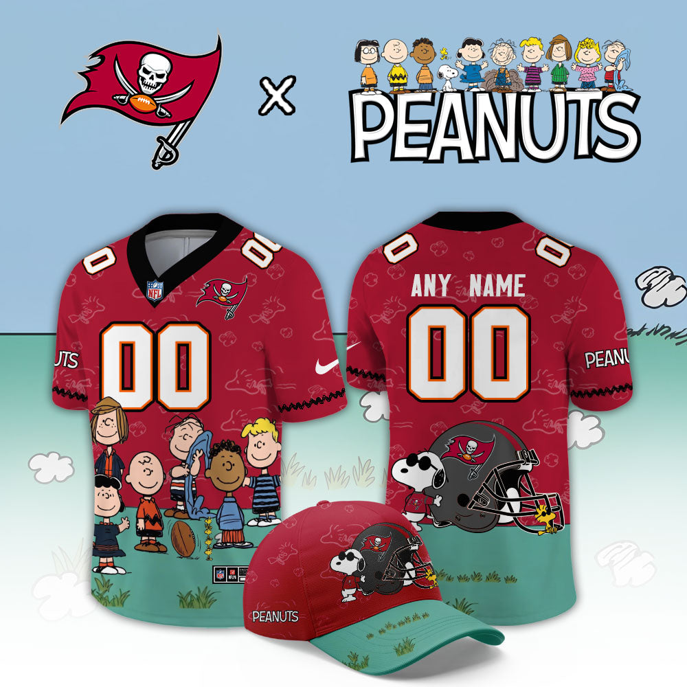 Limited Edition Tampa Bay Buccaneers x Peanuts 2026 Football Jersey