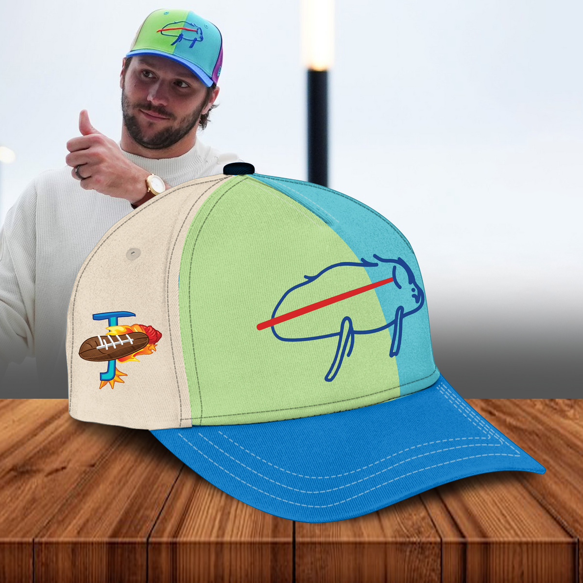 Limited Edition Buffalo Bills Billustration Cap