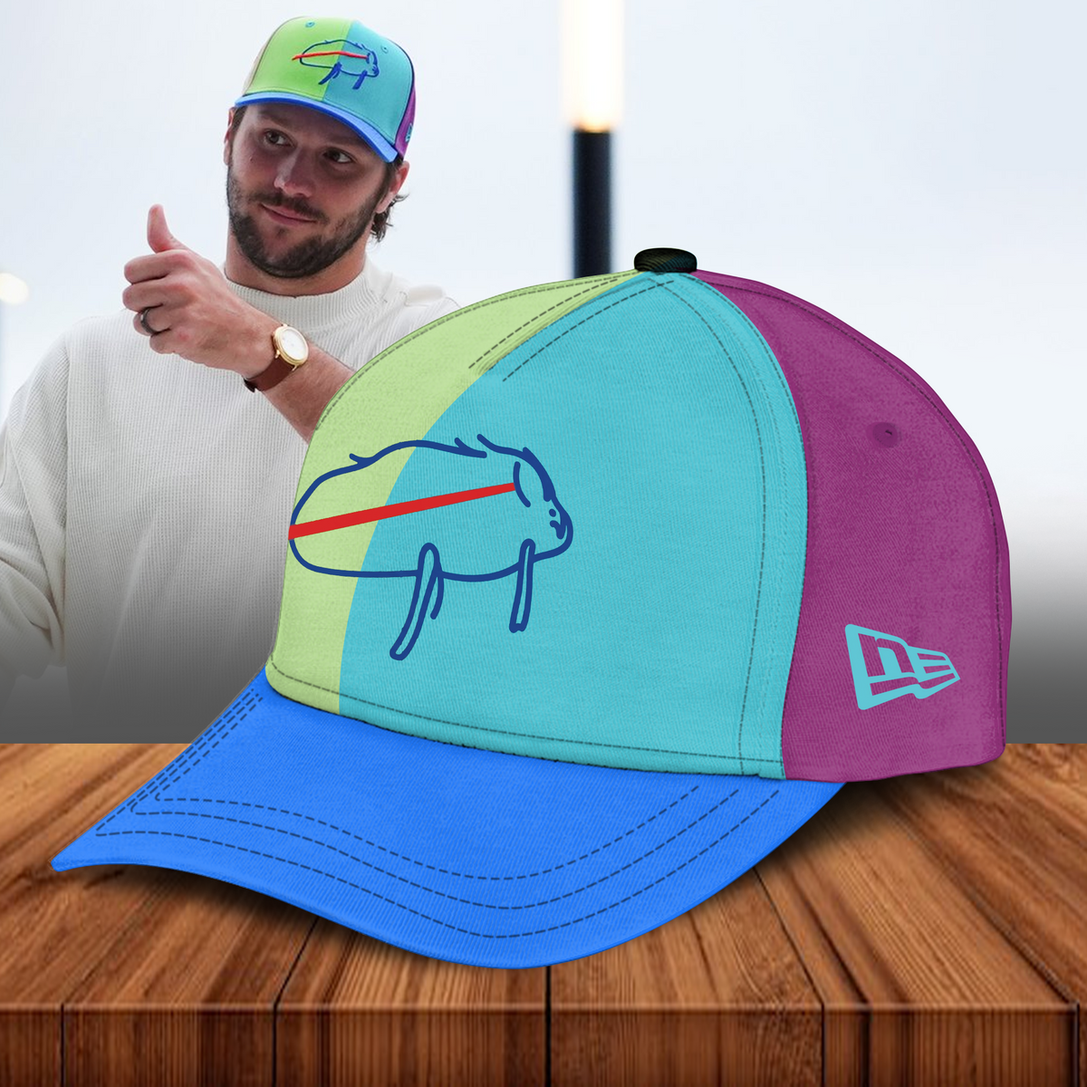 Limited Edition Buffalo Bills Billustration Cap