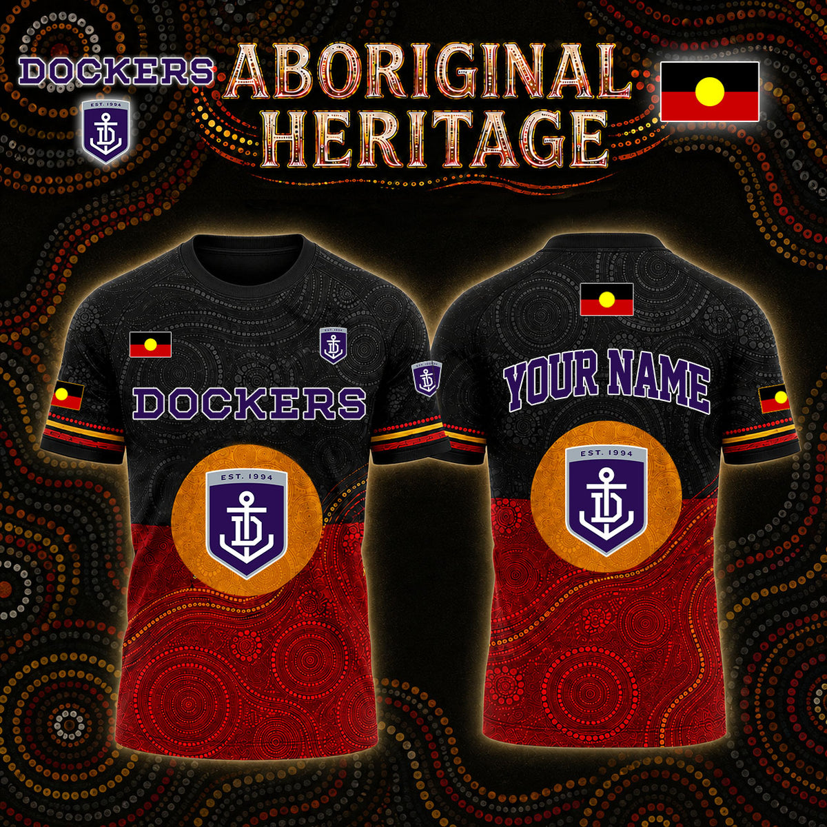 Limited Edition Fremantle Dockers Aboriginal Heritage T-shirt