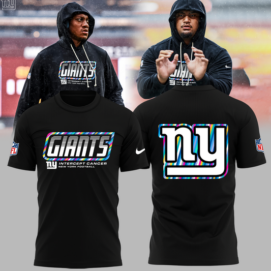 Limited Edition New York Giants 2026 NFL Crucial Catch  T-shirt
