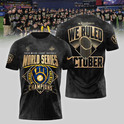 Limited Edition Milwaukee Brewers 2026 World Series Champions T-shirt
