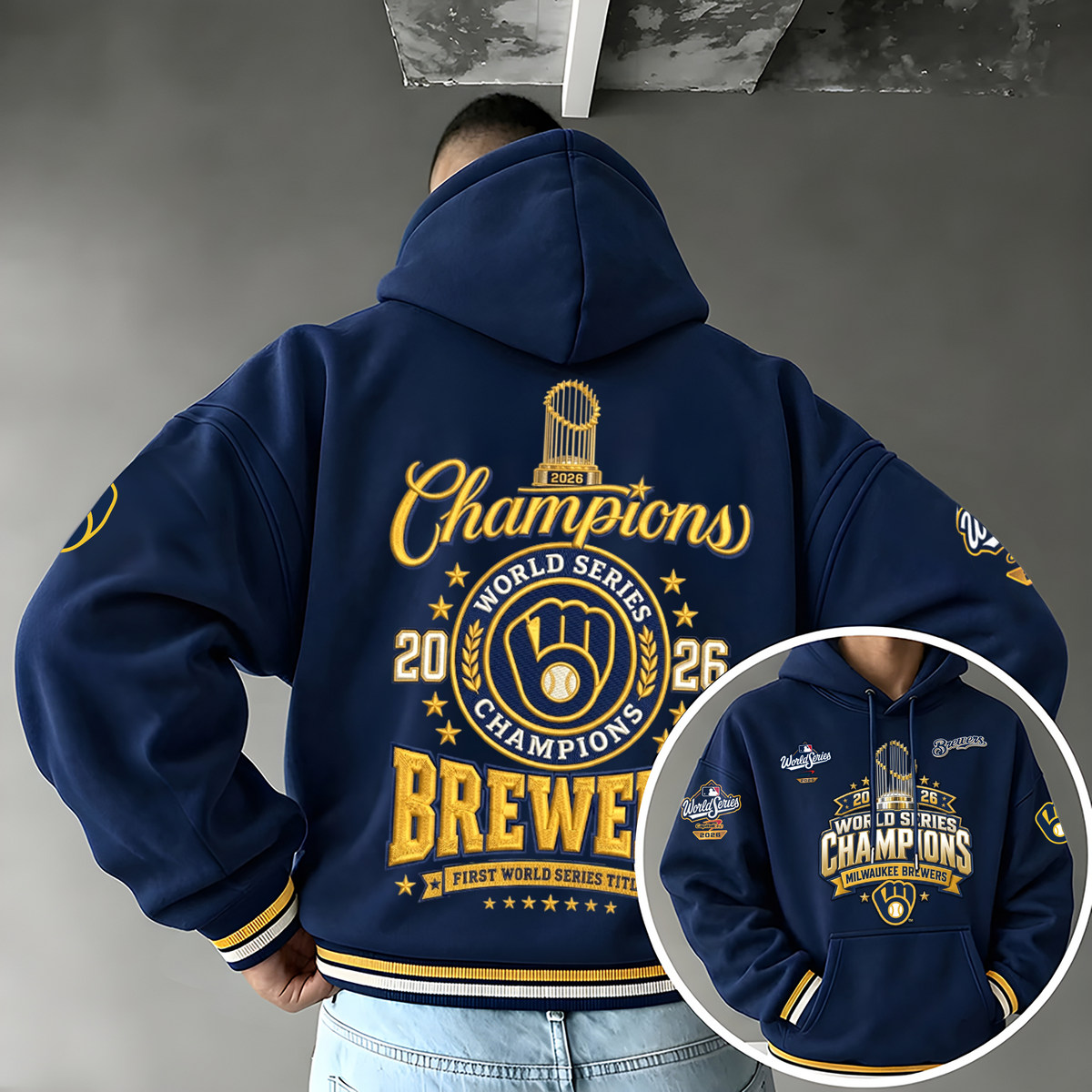 Limited Edition Milwaukee Brewers 2026 World Series Champions Hoodie