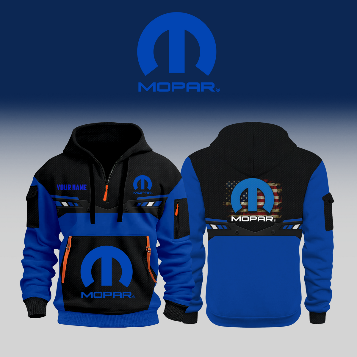 Limited Edition Mopar New Half Zip Hoodie