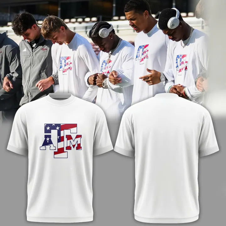 Limited Edition Texas A&M Football "Salute to Service" 2026 T-shirt