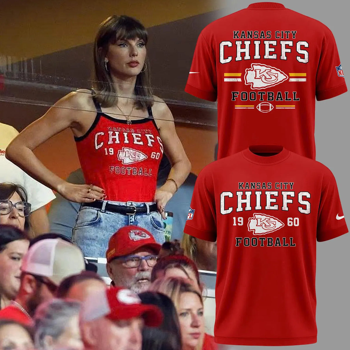 Limited Edition Taylor Swift x Kansas City Chiefs T-shirt