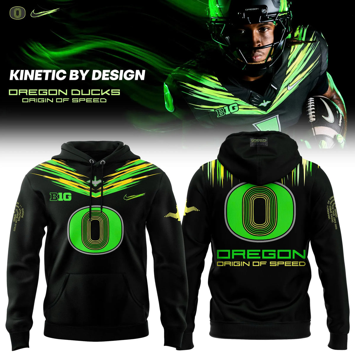 Limited Edition Oregon Ducks Origin of Speed Air Hoodie