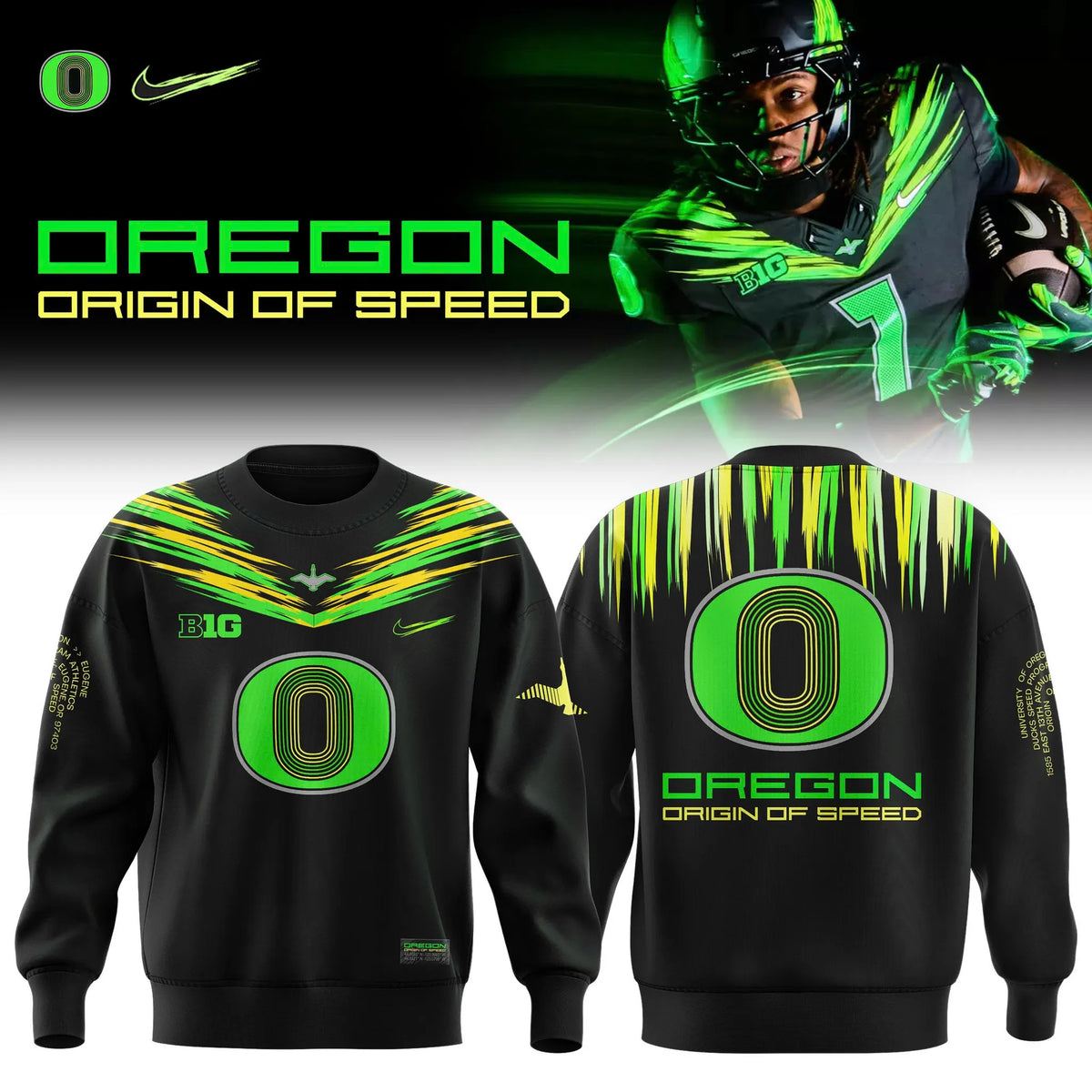 Limited Edition Oregon Ducks Origin of Speed Air Sweat