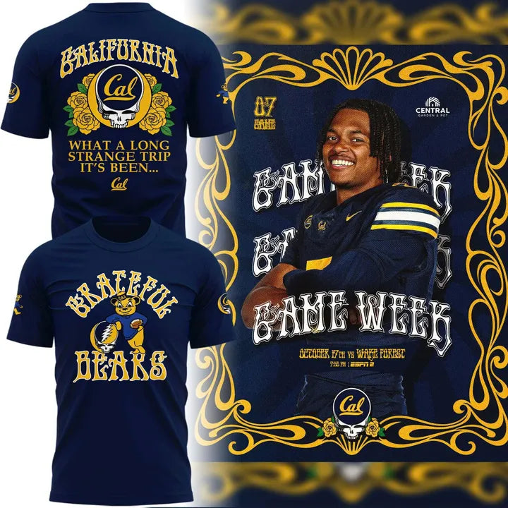 Limited Edition Cal Football x Grateful Dead T-shirt